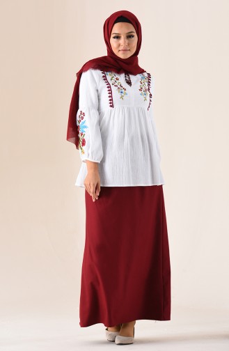 Ecru Blouse 21209-02