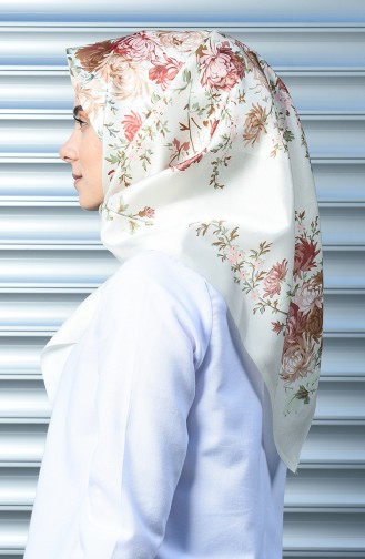 Cream Hoofddoek 95290-02