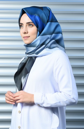 Blue Hoofddoek 95291-07