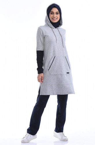 Gray Trainingspak 9072-05