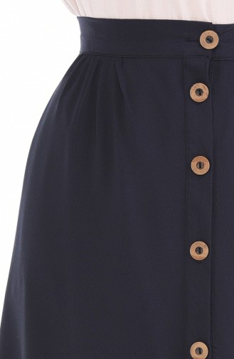 Navy Blue Skirt 10138-02