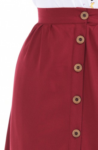تنورة أحمر كلاريت 10138-03