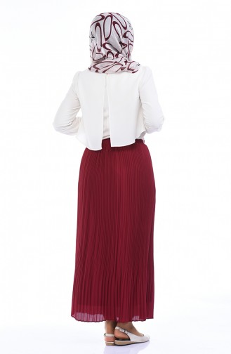 Claret Red Skirt 5273-01