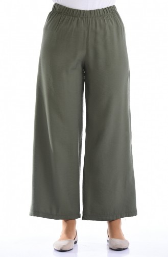 Pantalon Large Taille élastique 25072-06 Khaki 25072-06