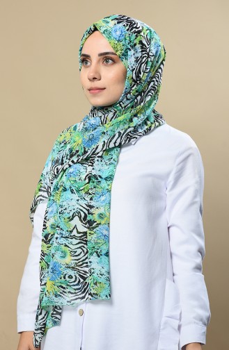 شال أخضر حشيشي 15023-01