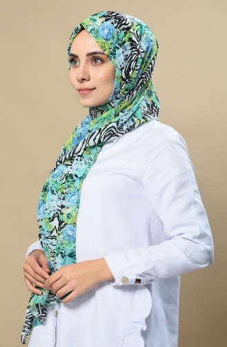 شال أخضر حشيشي 15023-01
