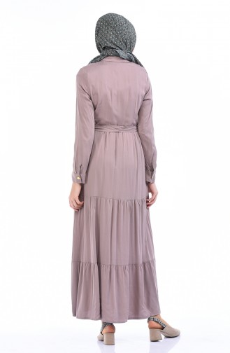 Mink Hijab Dress 7K3701800-03
