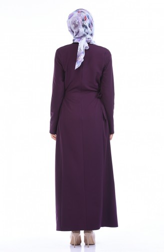 Purple İslamitische Jurk 0249-04