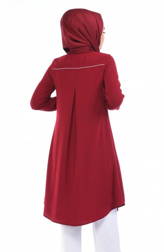 Nakışlı Tunik 7K6700500-01 Bordo