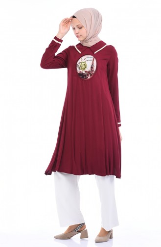 Claret red Tuniek 7K6702600-01