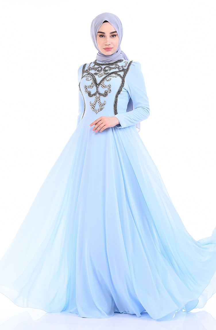 Robe De Soiree Perlees 7062 01 Bleu Bebe 7062 01 Sefamerve Robe De Soiree Perlees 7062 01 Bleu Bebe 7062 01 Sefamerve