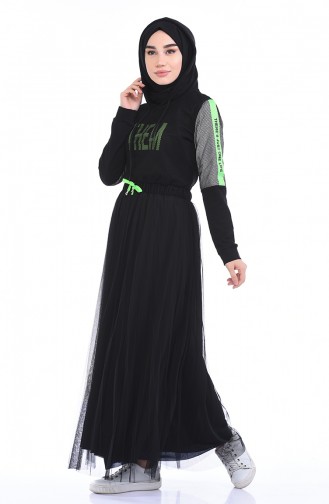 Sportkleid 9076-01 Schwarz 9076-01