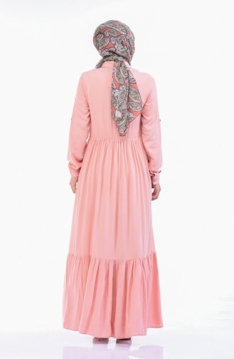 Powder Hijab Dress 99208-05