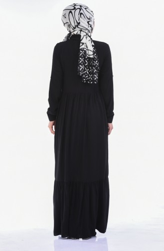 Black Hijab Dress 99208-07