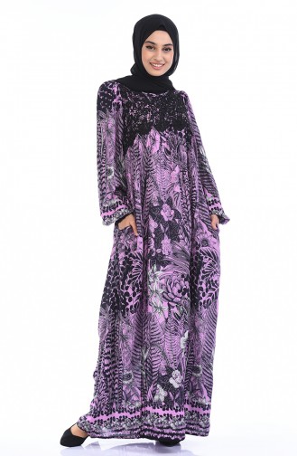 Purple İslamitische Jurk 8Y3821000-01