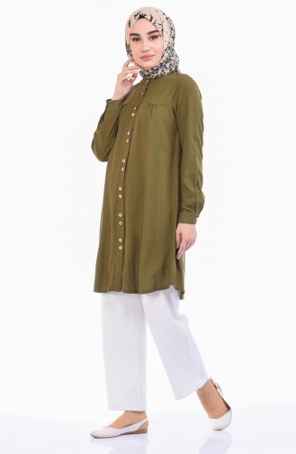 Light Khaki Green Tuniek 0686-09