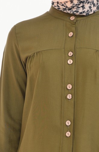 Light Khaki Green Tuniek 0686-09