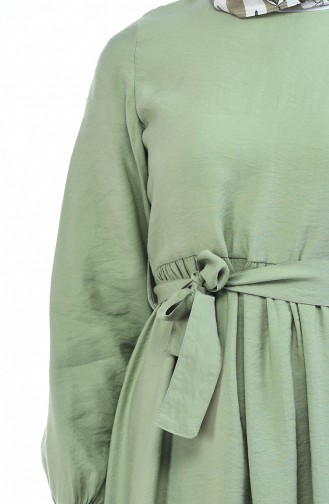 Green Almond Hijab Dress 0006-04