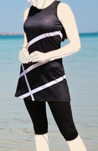 Black Swimsuit Hijab 1938-01