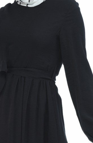 Black Hijab Dress 0006-03