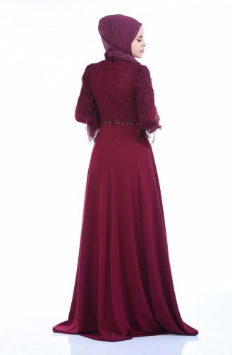 Spitzen Abendkleid 7028-01 Zwetschge 7028-01