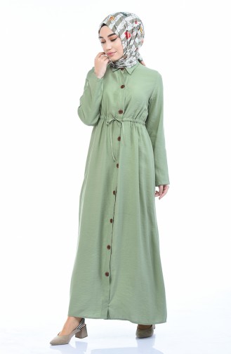 Green Almond Hijab Dress 0003-01