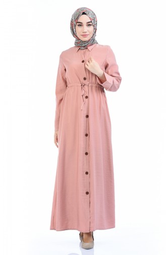 Powder Hijab Dress 0003-03