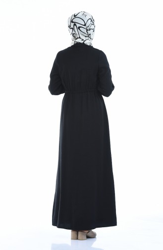 Black Hijab Dress 0003-05