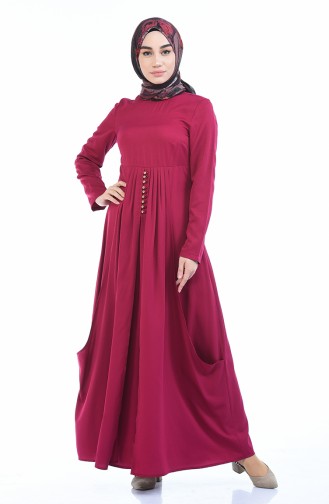Robe Hijab Fushia 8000-01