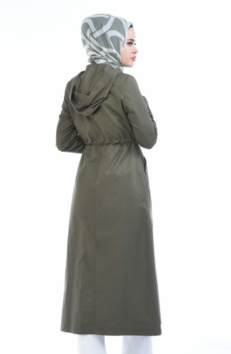 Khaki Trench Coats Models 6827-02