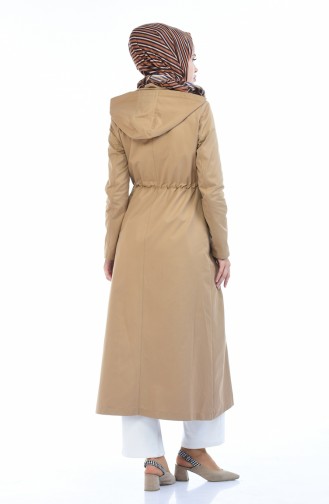 Milchkaffee Trench Coats Models 6827-05