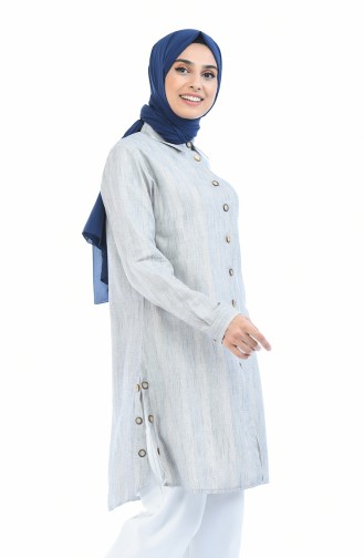 Navy Blue Tuniek 8082-02