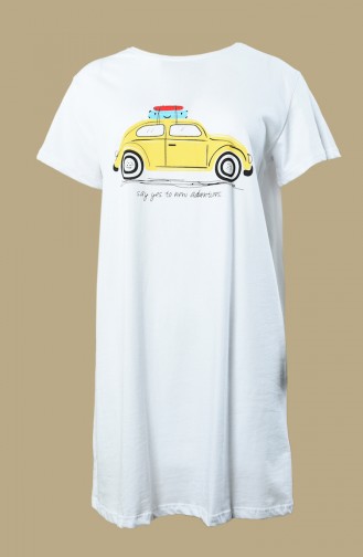 White T-Shirt 0013EF-01