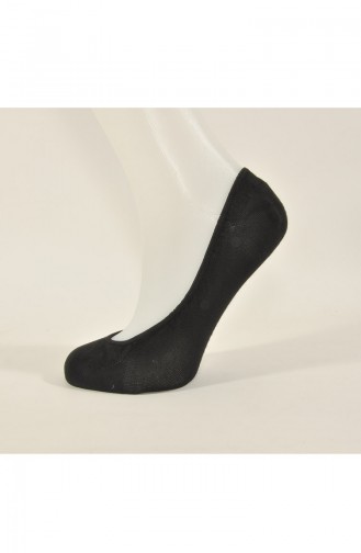 Kadın Bambu Babet Çorabı 8005-01 Siyah