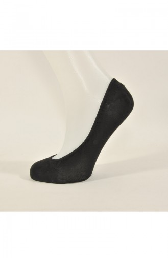 Damen Bambu Ballerina Socken 8005-01 Schwarz 8005-01