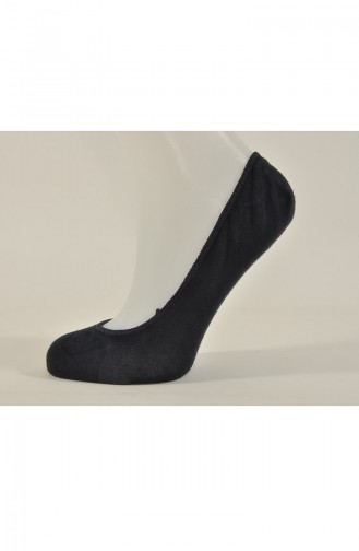 Kadın Bambu Babet Çorabı 8005-06 Lacivert