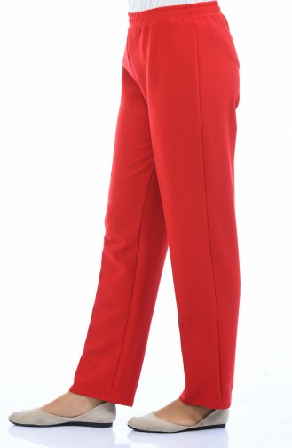 Pantalon Taille élastique 2105-04 Rouge 2105-04