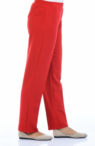 Pantalon Taille élastique 2105-04 Rouge 2105-04