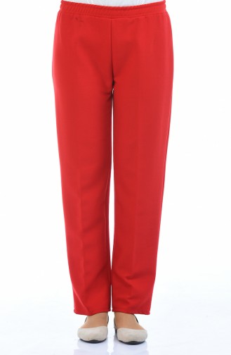 Pantalon Taille élastique 2105-04 Rouge 2105-04