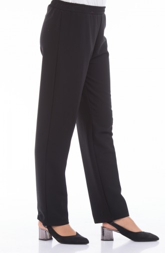 Pantalon Taille élastique 2105-02 Noir 2105-02