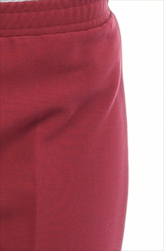 Beli Lastikli Pantolon 2105-03 Bordo