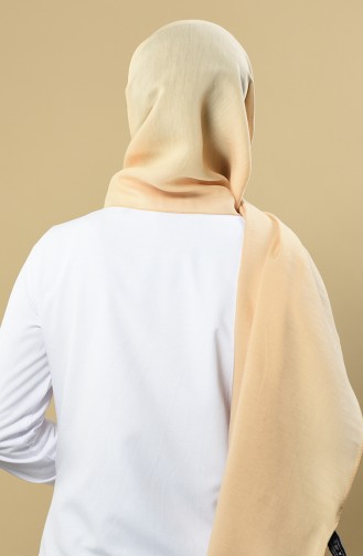 Einfarbig sinnlicher Schal 60091-06 Creme 60091-06