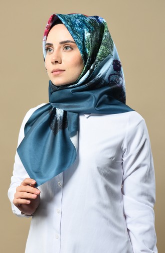 Oil Blue Hoofddoek 95179-10