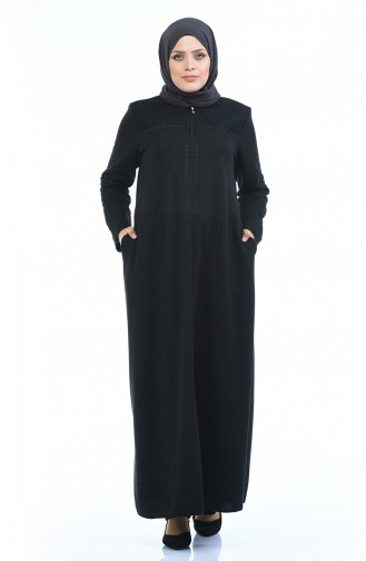 Anthracite Abaya 8201-04