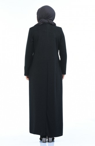 Anthracite Abaya 8201-04