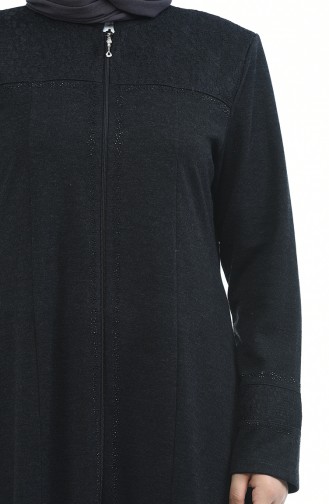 Anthracite Abaya 8201-04