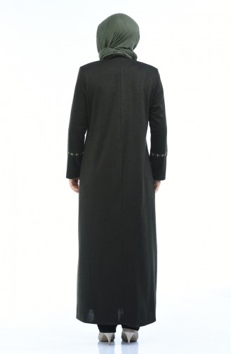 Khaki Abaya 8202-01