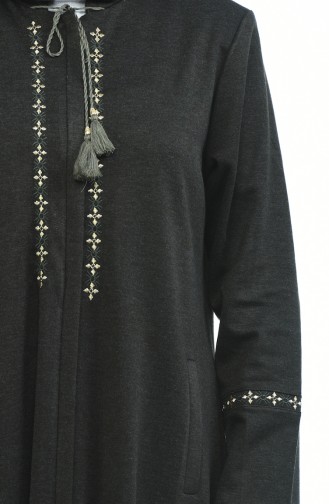 Khaki Abaya 8202-01