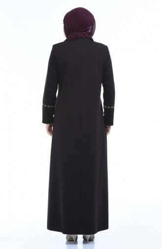 Plum Abaya 8202-03