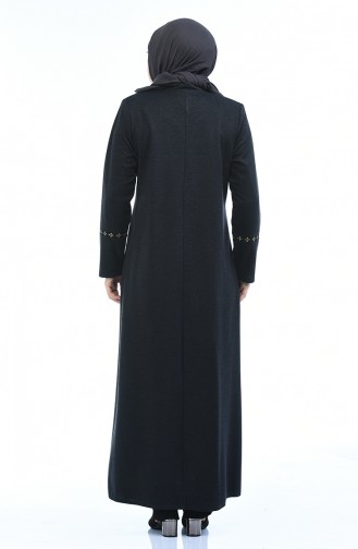 Anthracite Abaya 8202-04